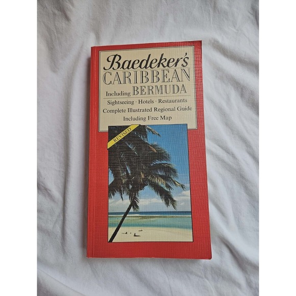 Other - Baedekers Carribean Including Bermuda Book Illustrated Regional Guide